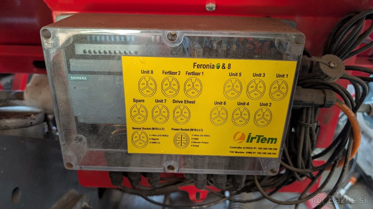 Predám takmer úplne nový 8 riadkovú sejačku Irtem Feronia FT - 12