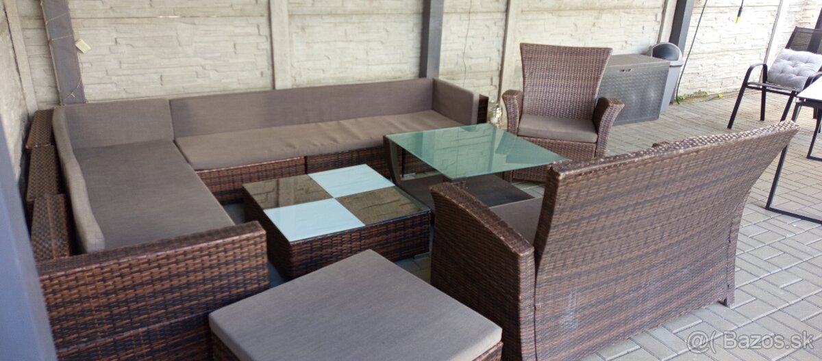 Sedenie z umelého ratanu - 12