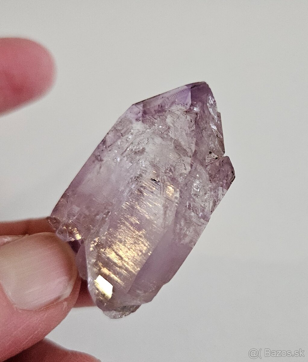 XX Ametyst kryštál s pohyblivou bublinou, Veracruz - Mexico - 12