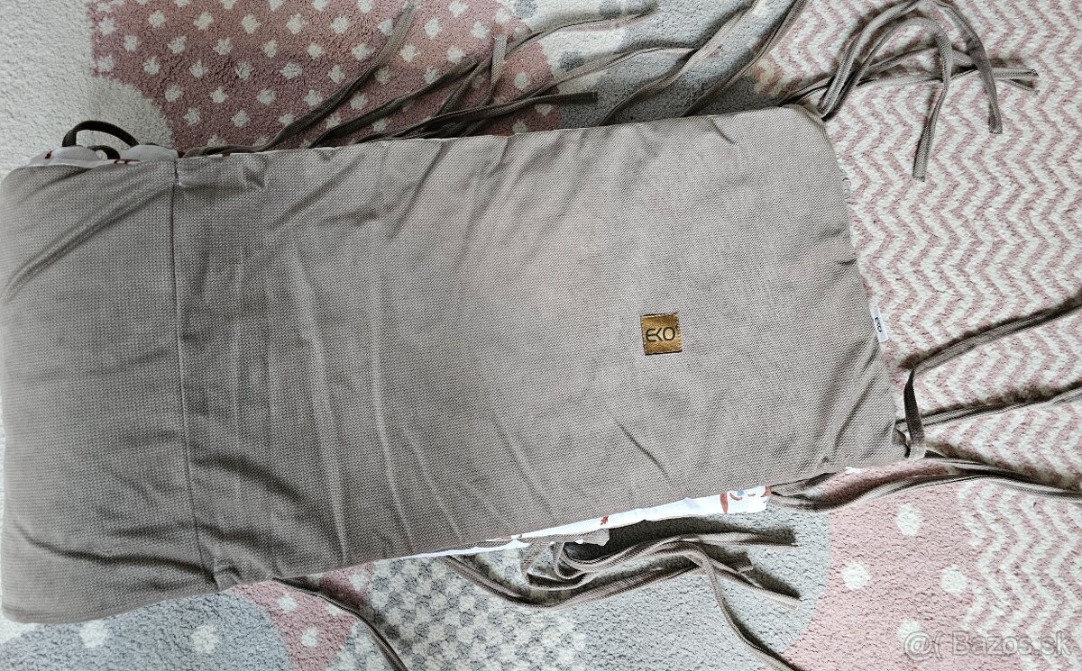 KLUPS Postieľka detská so zábranou Noah biela 120x60 cm - 12