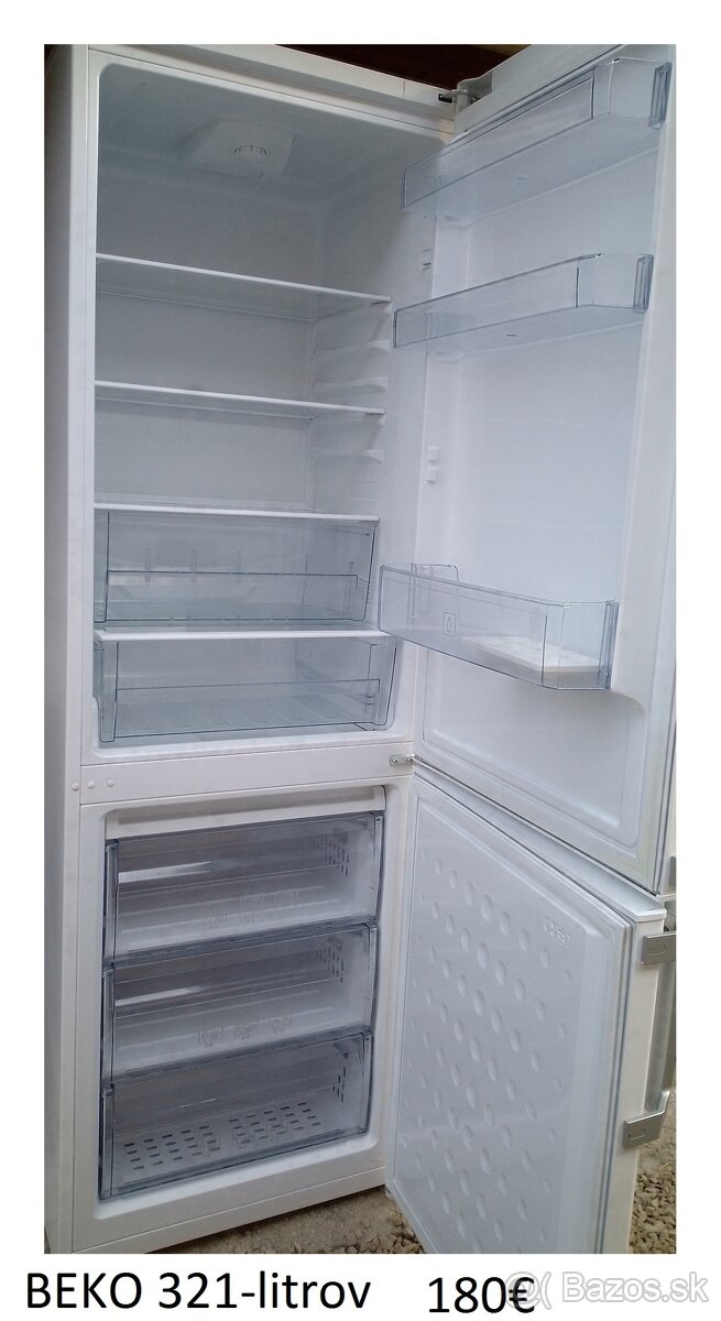 predám chladničku s mrazničkou-nerez aj bielu - 12