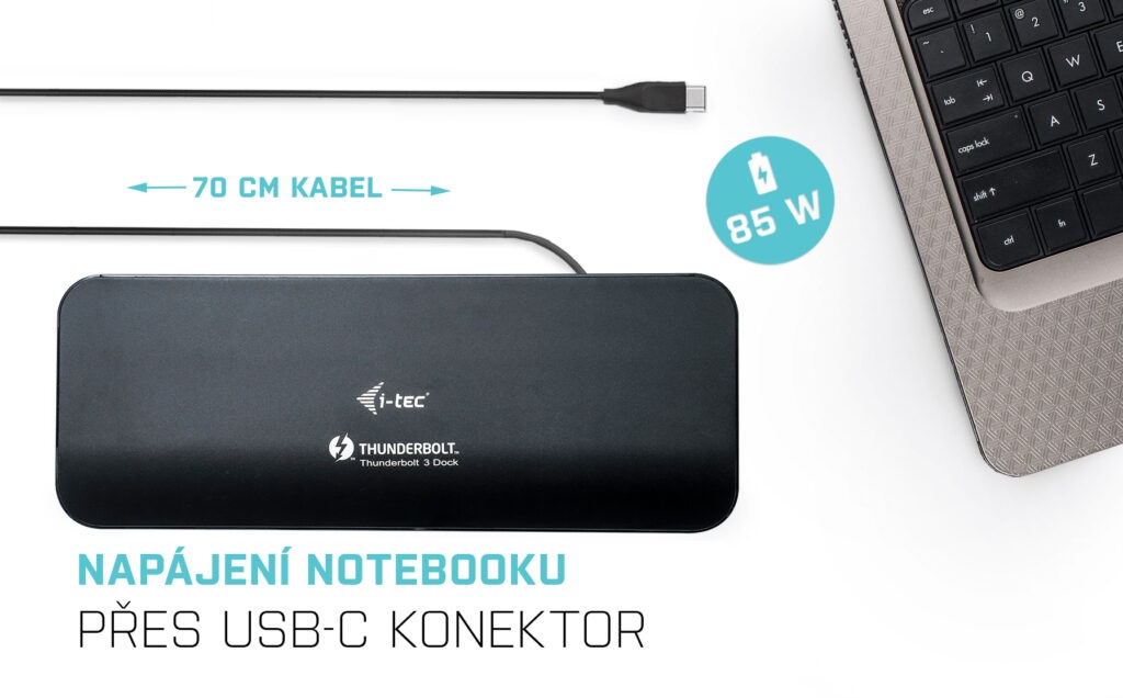 Dock i-Tec TB3HDMIDOCKPLUS Thunderbolt 3 / dual 4K - 12