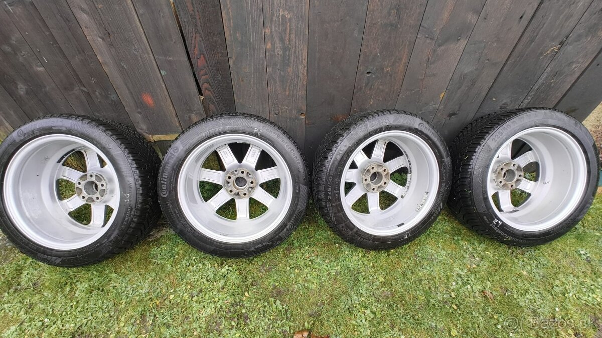 ALUTEC Germany 7.5J ET 28 zimne Continental 225 50 R17 5x112 - 12