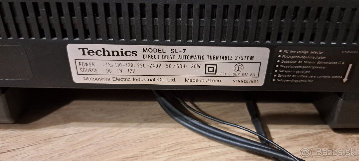 Technics SL - 7 - 12