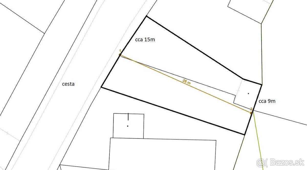 EXKLUZÍVNE na predaj stavebný pozemok, 303m2, Zlatá Idka - 12