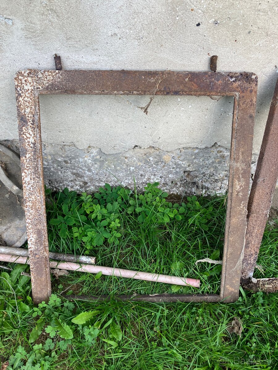 Liatinove platne, rošty,rámy na pec, kominová klapka - 12