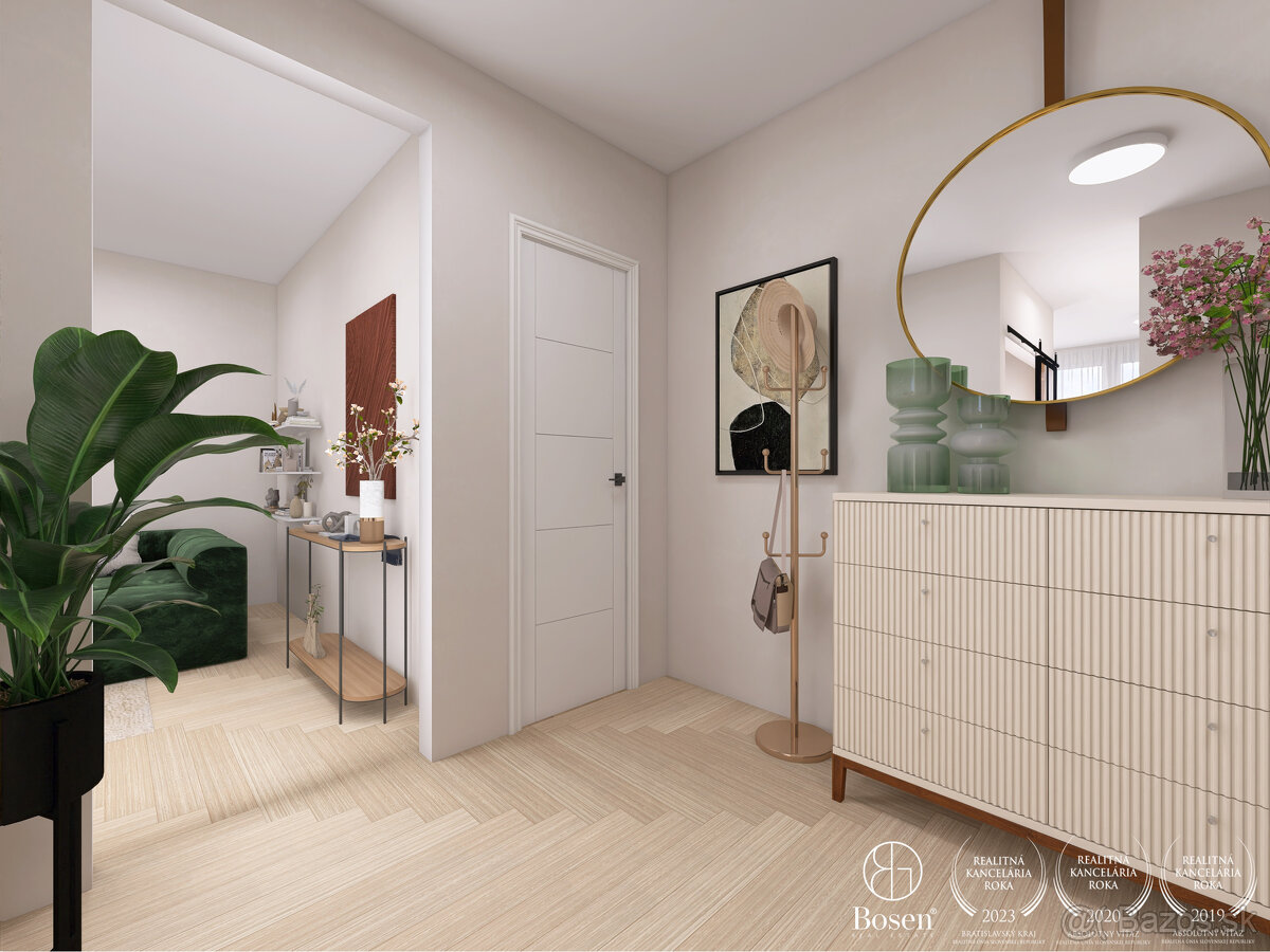 BOSEN | 2 izbový byt s loggiou v centre Fiľakova, 65m2 - 12