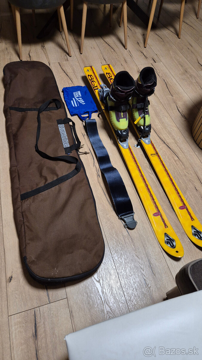 Predám 2x skialp set a viazanie s pásom + čiapka Swix gratis - 12