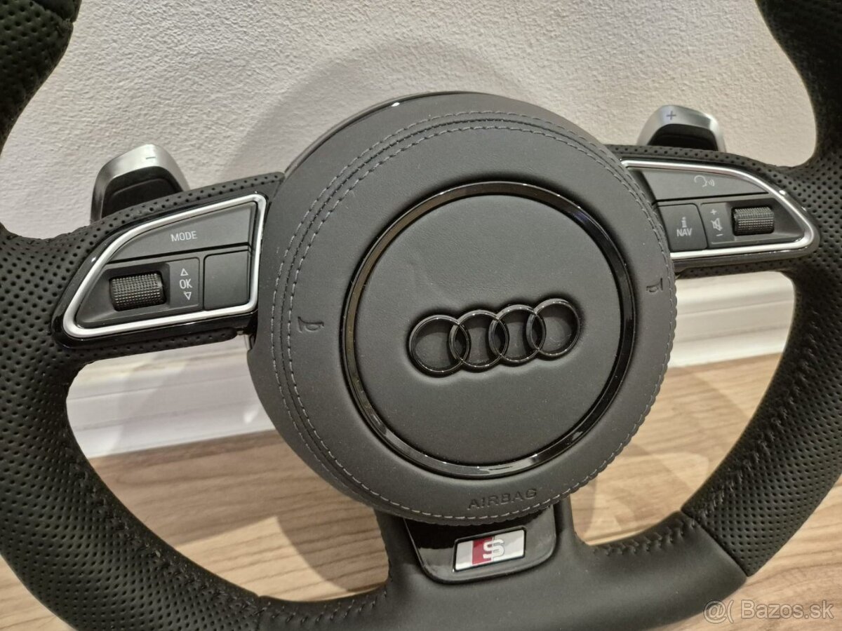 VOLANT AUDI KOŽENÝ MULTIFUNKCNY + AIRBAG - 12