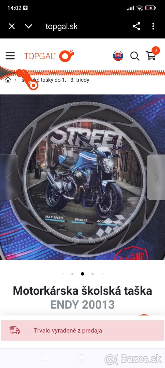 Školská taška Topgal - 12