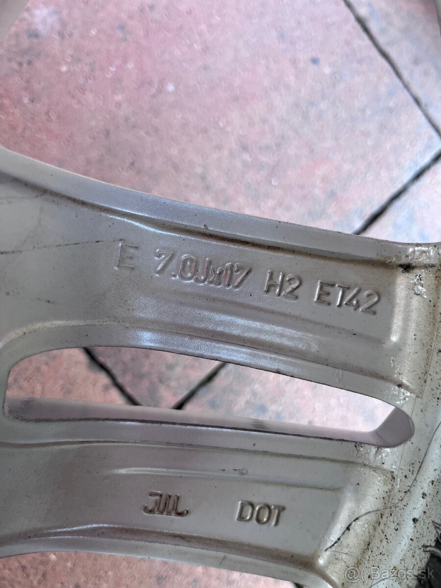 Orig. Hliníkové disky Audi R17, 5x112 - 12