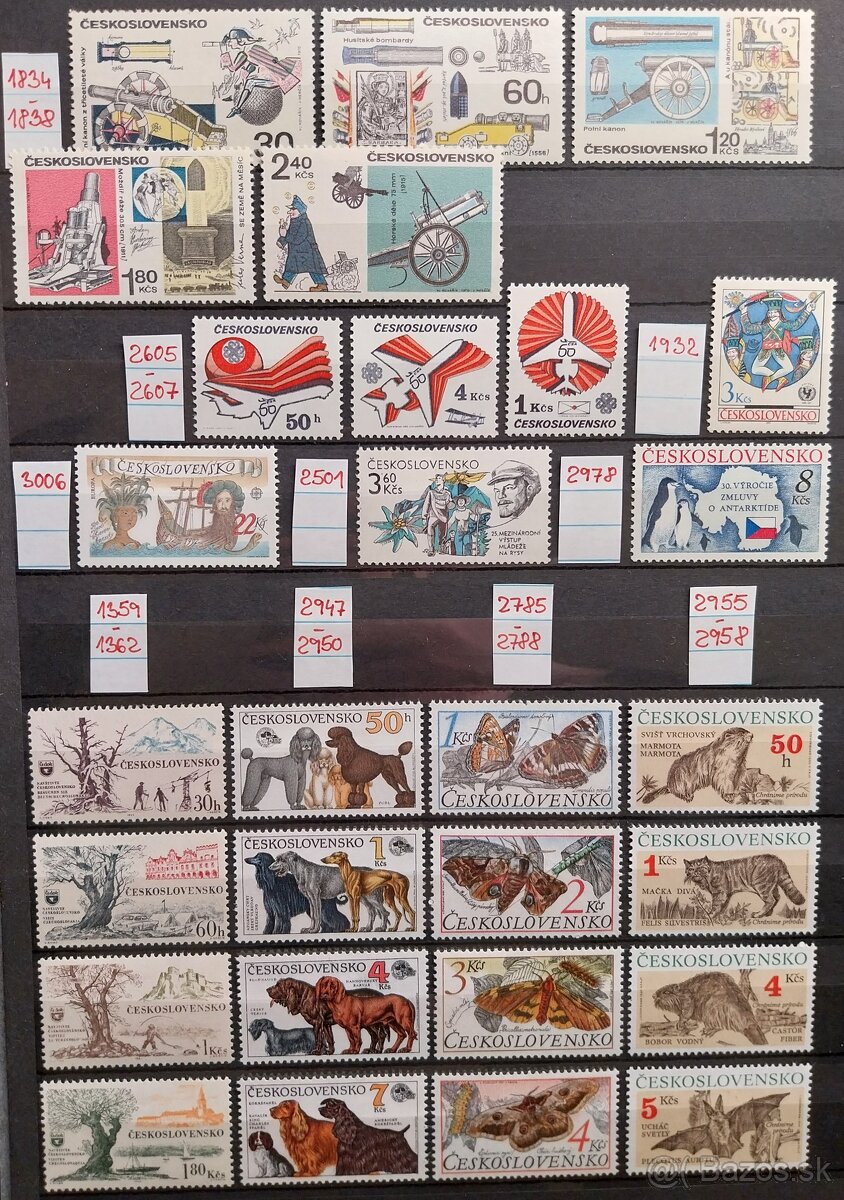 Známky ČESKOSLOVENSKO – 4 - 12