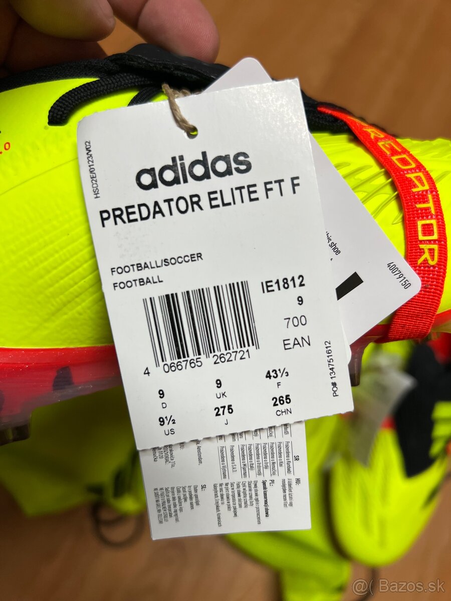 Kopačky Adidas Predator Elite FT FG - 12