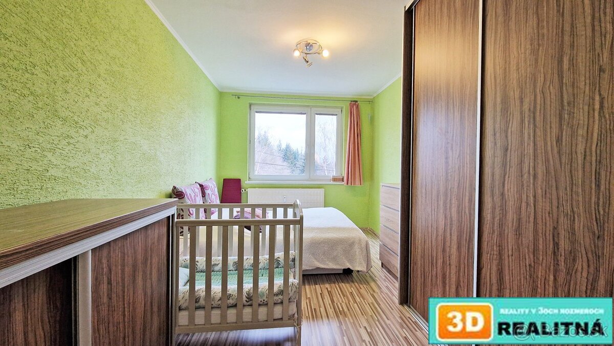 Na predaj trojizbový zrekonštr. byt 70,5 m2 - sídl. Zapotôčk - 12