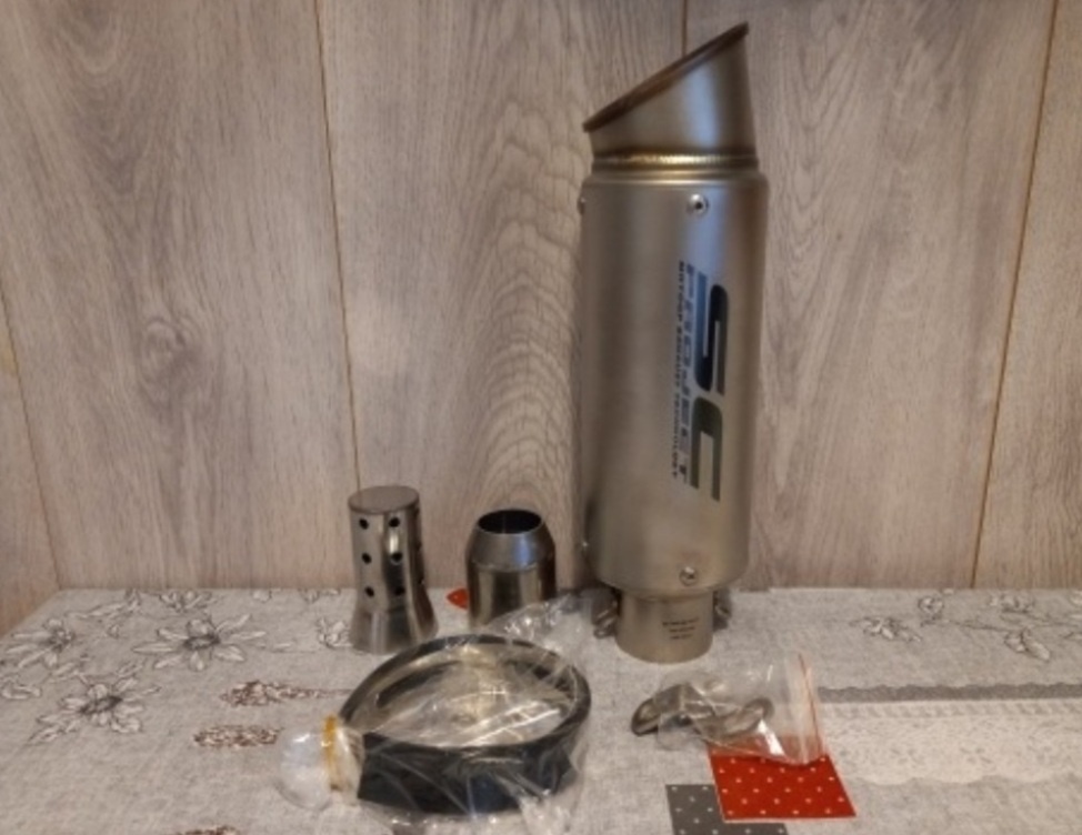 ✅ Športový ladený univerzálny moto výfuk Nový Nerezový ✅ - 12