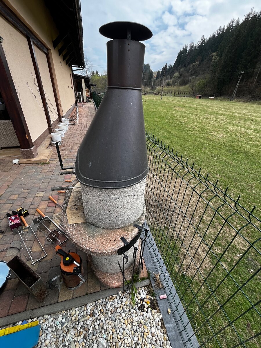 Záhradný krb Norman + prislušenstvo - 12