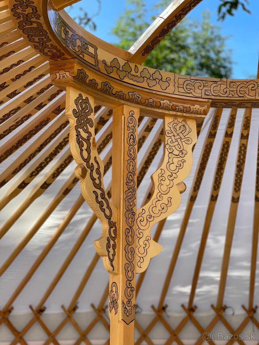 Celoroční Mongolska jurta - 12