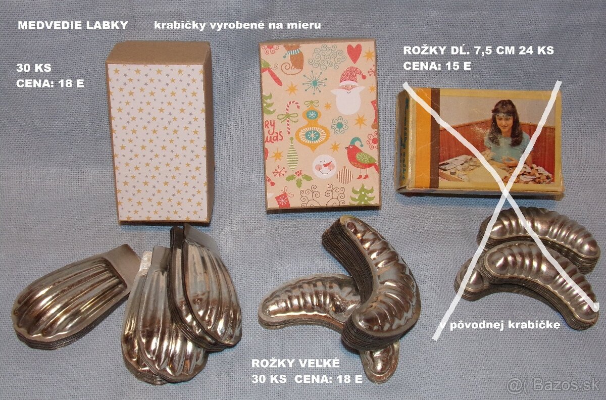 RETRO FORMIČKY, KOŠÍČKY, VANIČKY, ORIEŠKY, VYKRAJOVAČKY - 12