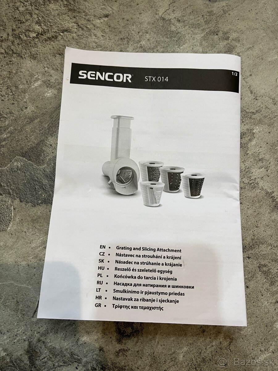 Kuchynský robot Sencor Kitchen champion STM 6350WH 1000w - 12