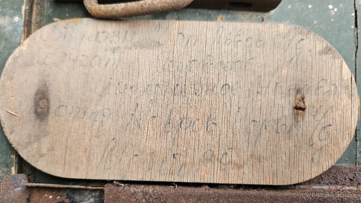 Vojenska drevena krabica bedňa 1. - 12