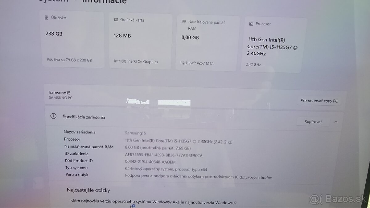 Samsung Galaxy Book Pro 360 Hybrid 2v1 konvertibilny 15.6' - 12