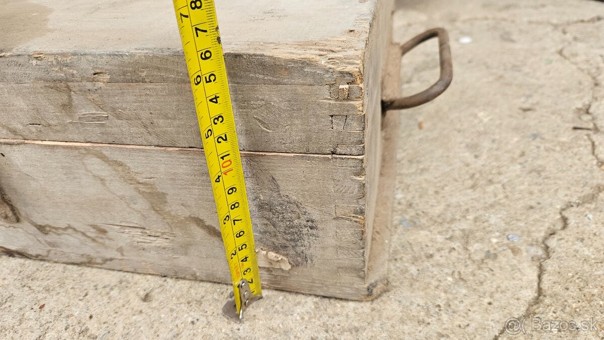 Vojenska drevena krabica bedňa 3. - 12