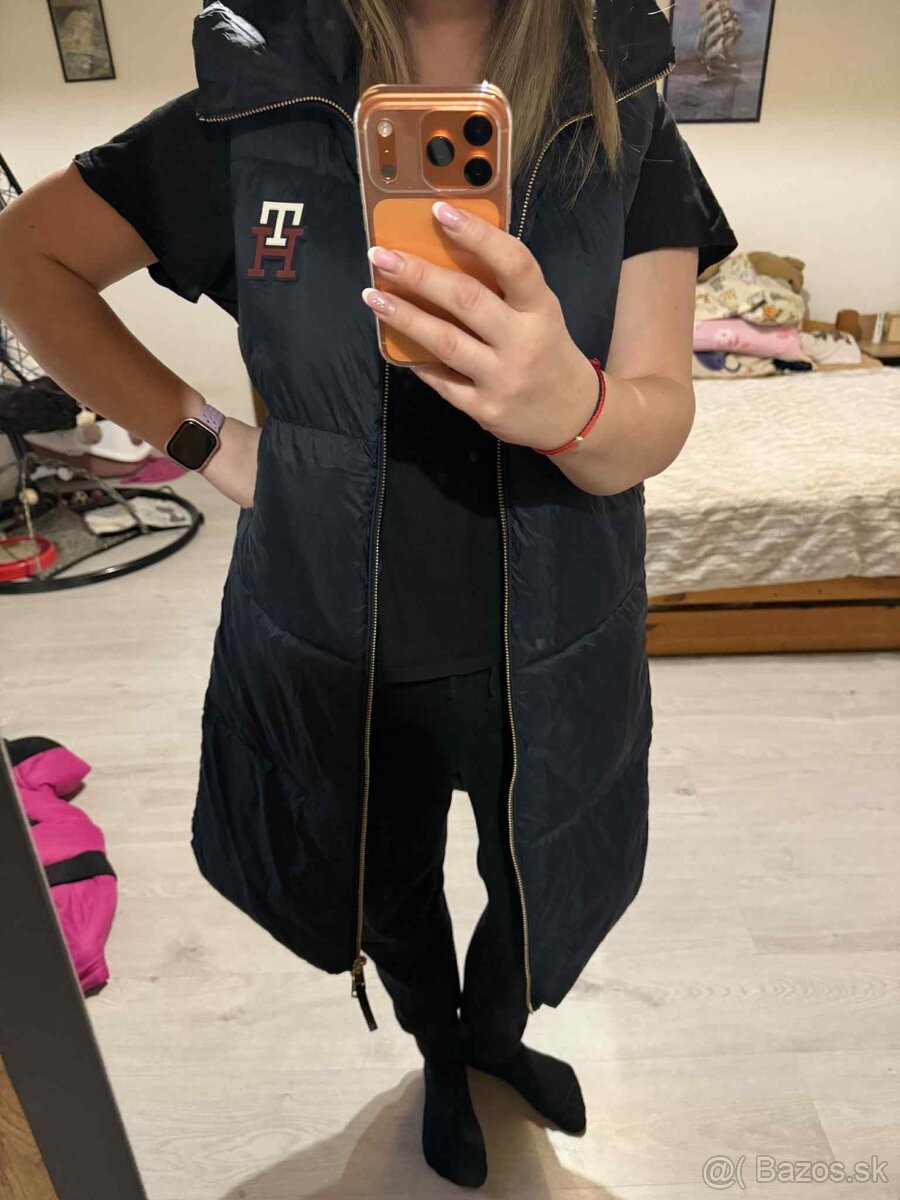 tommy hilfiger original oversized zimna vesta-bunda nova - 12