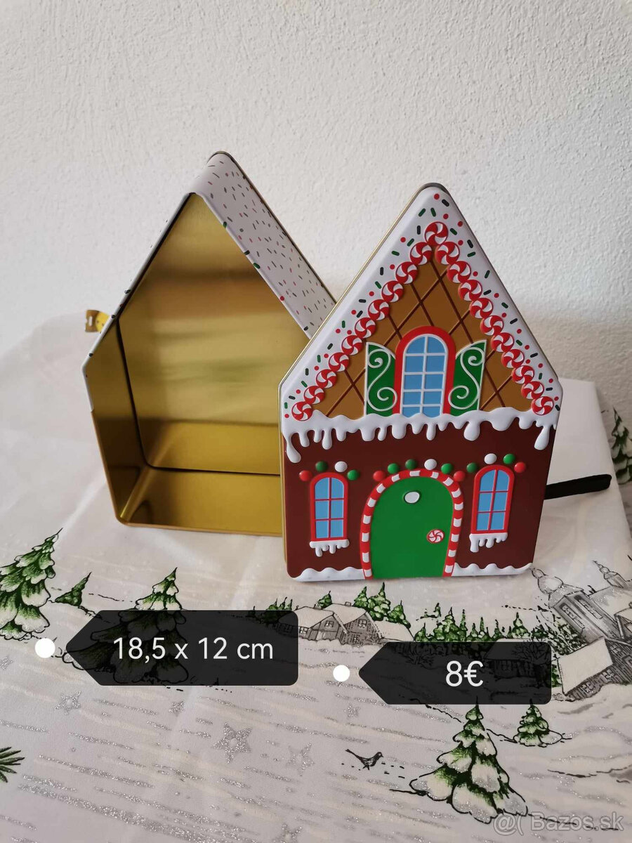 Perníčkové Vianoce ,obliečky ,vence na dvere NOVE - 12