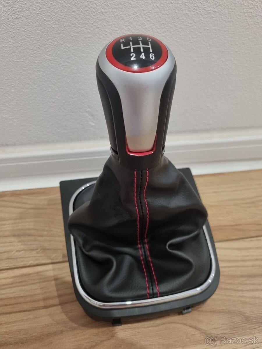 Kožena radiaca paka VW GTD s červenou niťou - 12