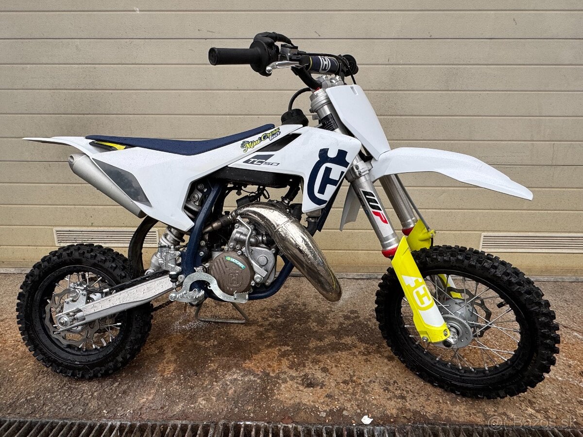 Predám málo jazdený motokrosový motocykel Husqvarna TC 50 - 12