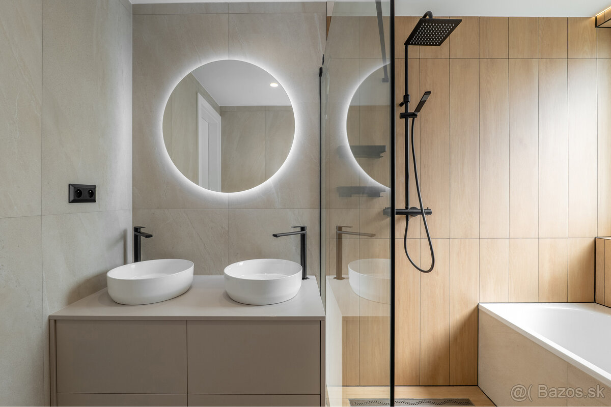 Dizajnový 3-izbový byt kompletne zariadený s garážou - 12