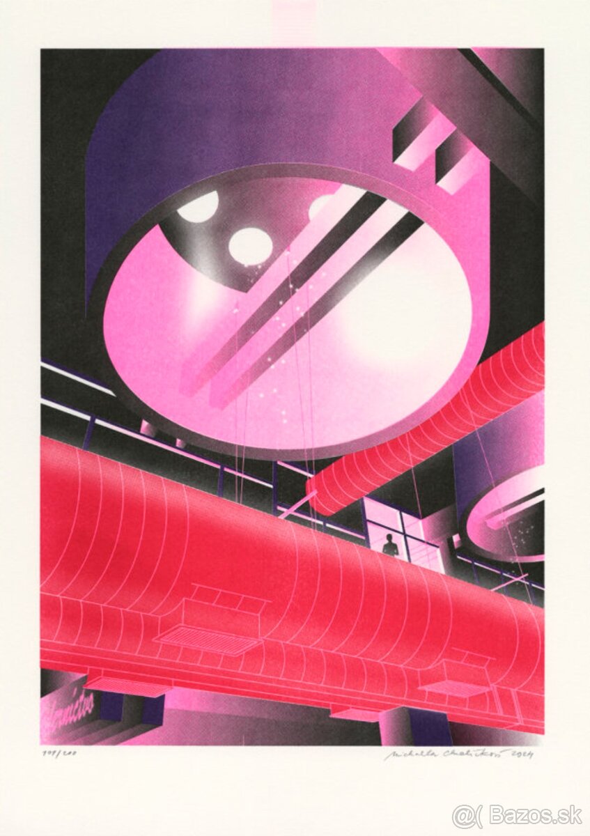 Čierne diery - Risografiky - 12