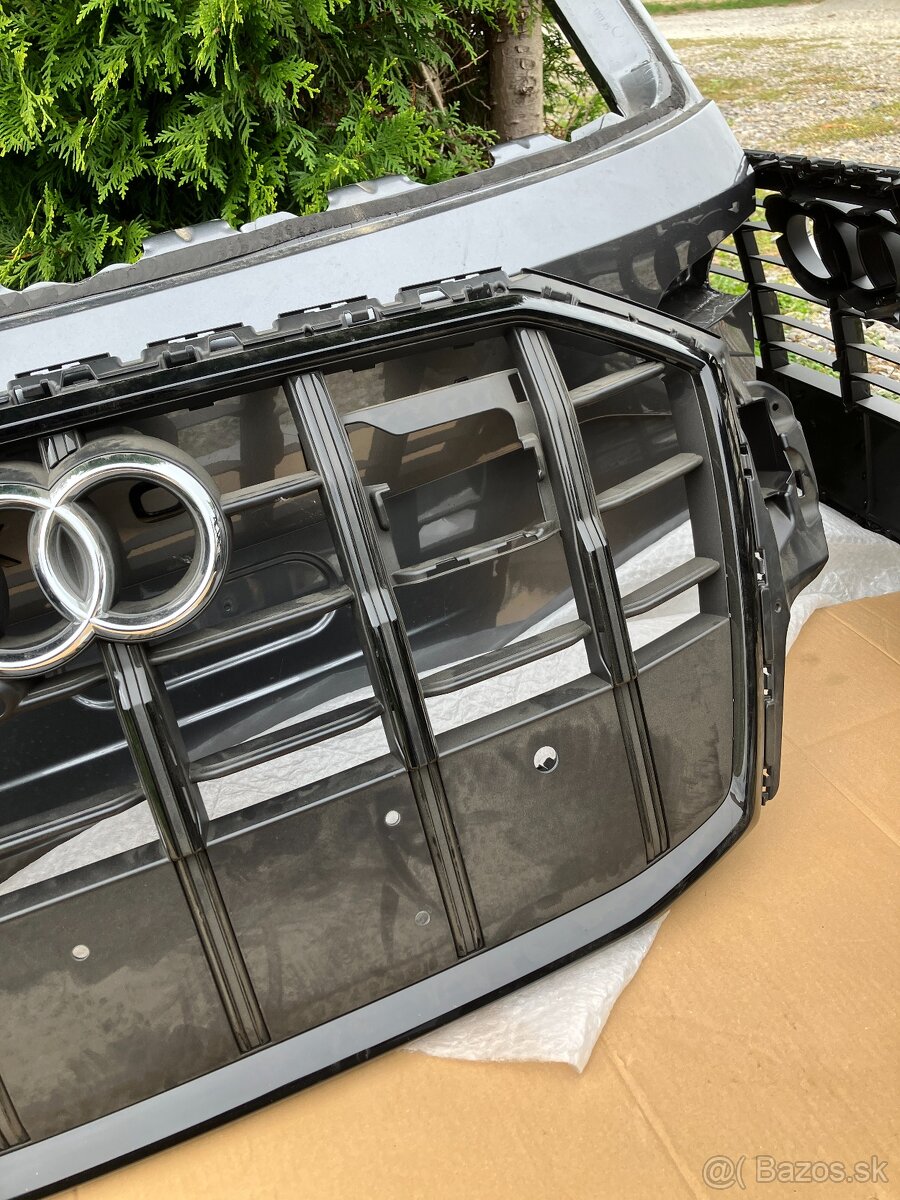 maska mrizka grill audi q7 19- cerna sq7 - 12