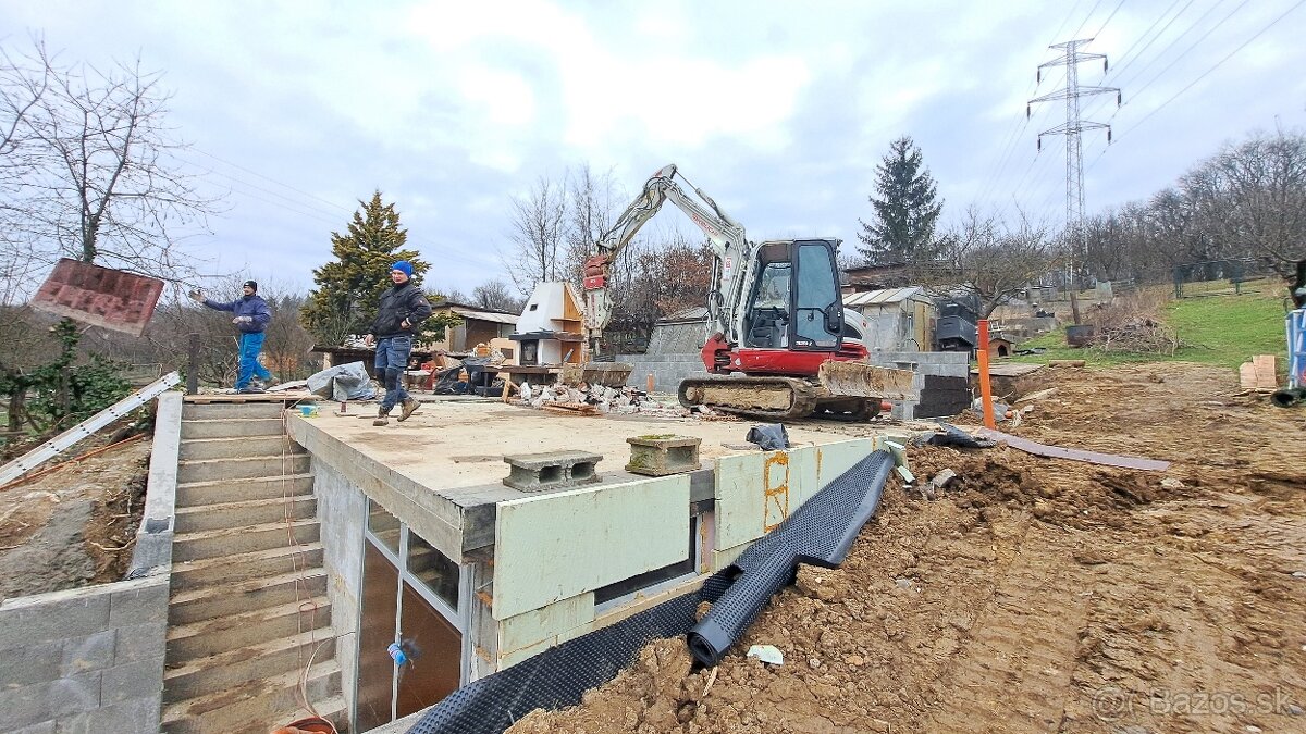 Zemné a výkopové práce,búracie práce, autodoprava, minibager - 12