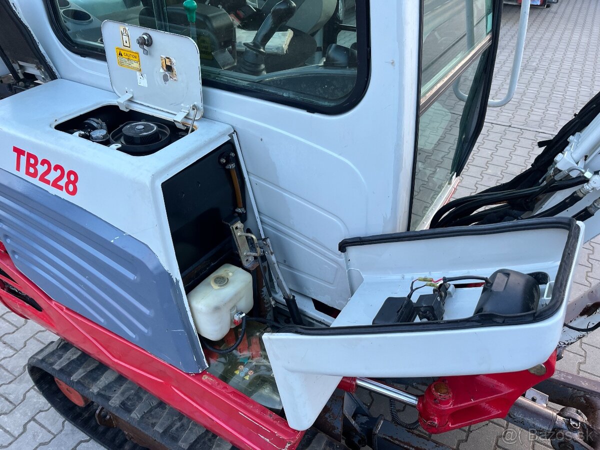 Minibager minirypadlo Takeuchi TB228, Kubota JCB Yanmar - 12