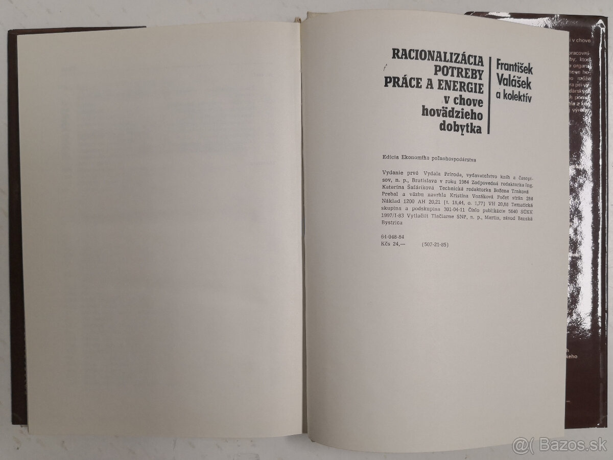 Racionalizácia potreby práce a energie v chove hovädzieho d - 12
