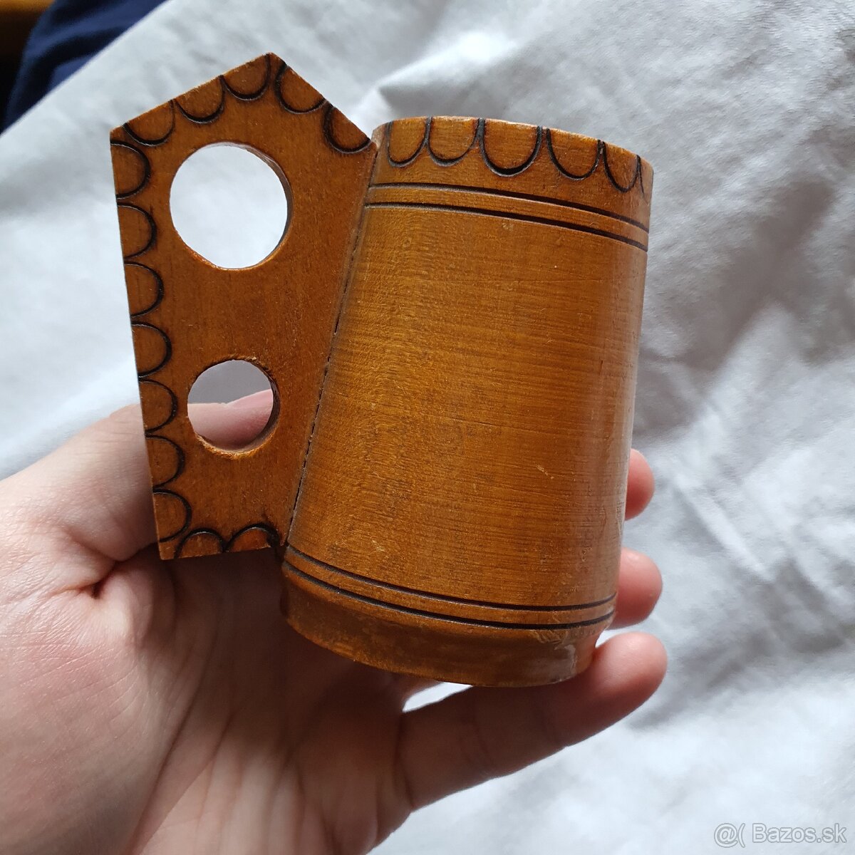 Ľudové starožitné drevené črpáky - 12