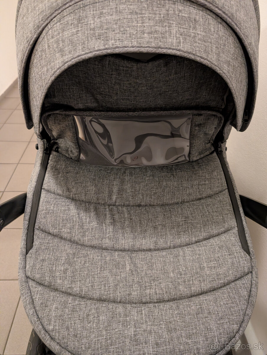 Predám kočík Noordi fjordi 3v1 (Dark grey) - 12