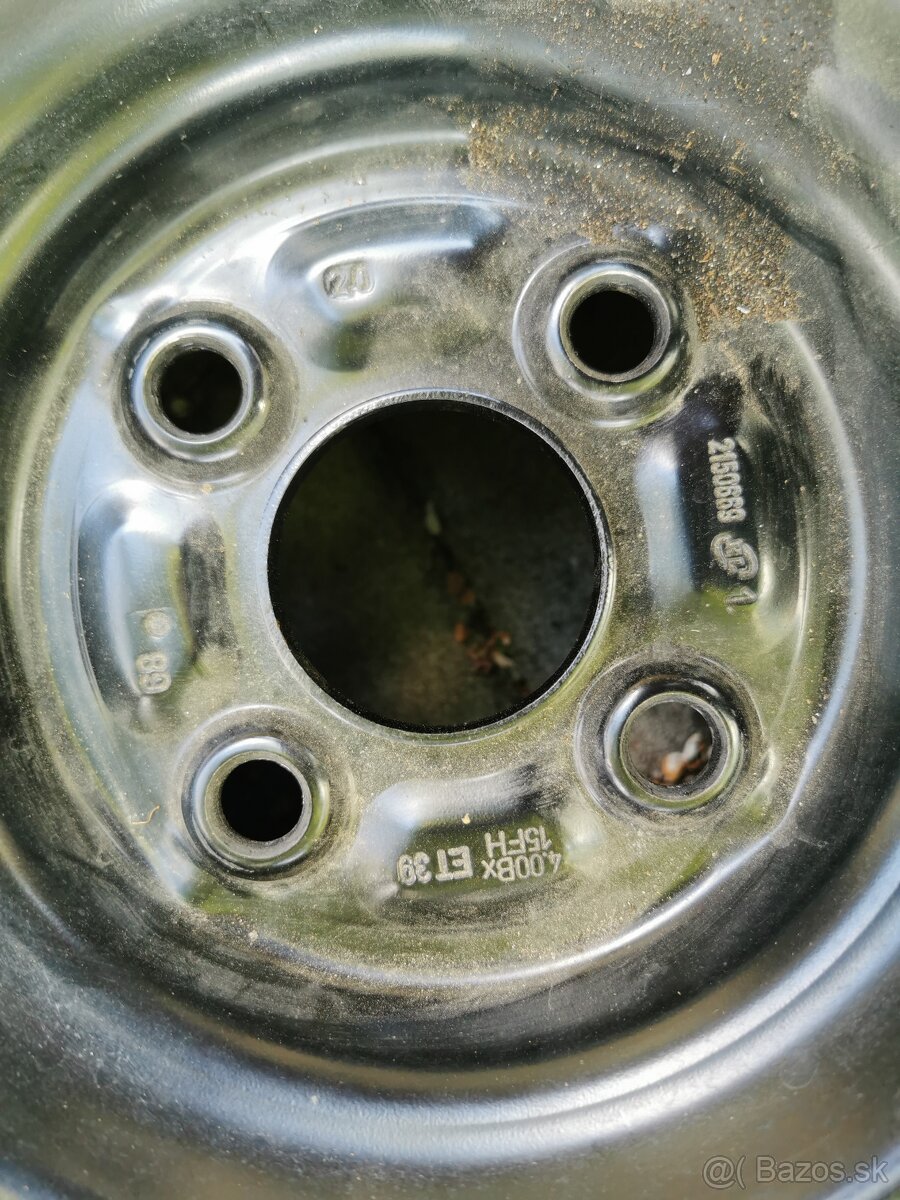 Dojazdová rezerva, rezervné koleso 125/70 D15, Toyota Yaris - 12