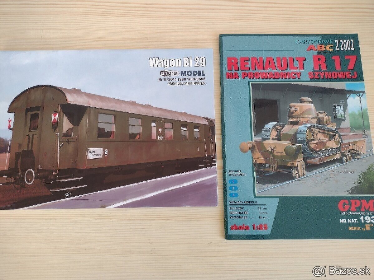 Vystrihovačky, papierové modely 2 - 12