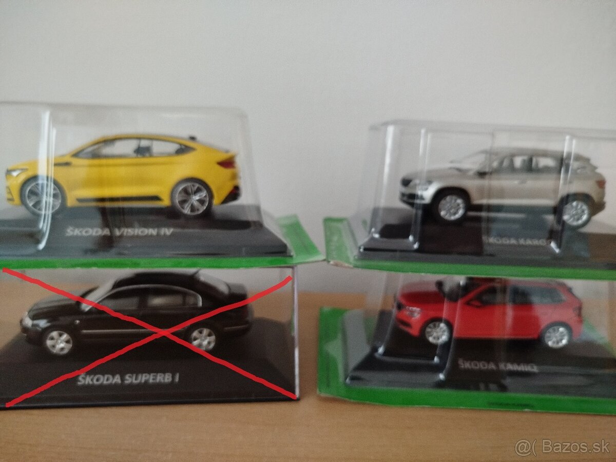 Predam model auta skoda rôzne 1:43. - 12
