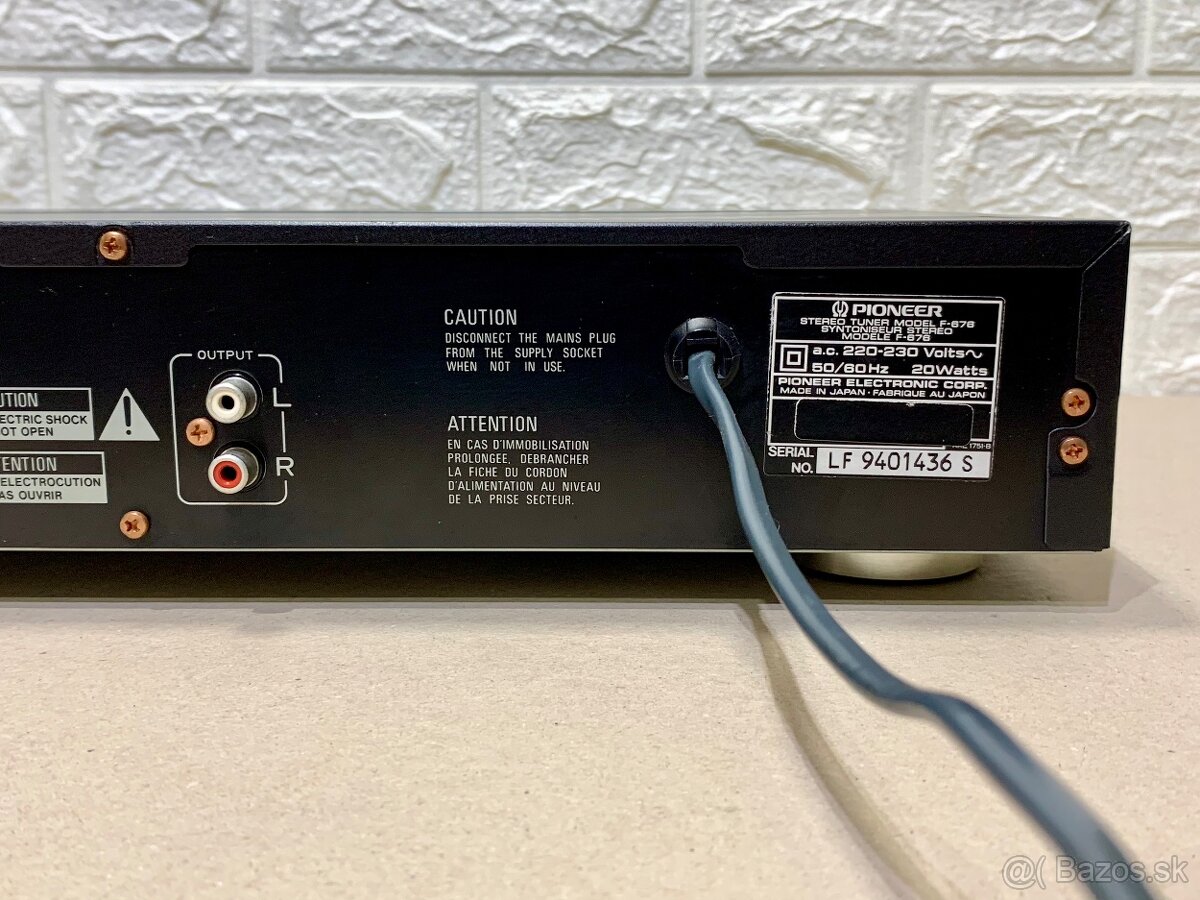 Pioneer F-676 …. FM/AM stereo tuner - 12