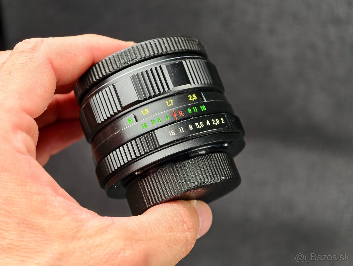 HELIOS 44M-4 58mm f2 M42 KMZ TOP + příslušenství - 12