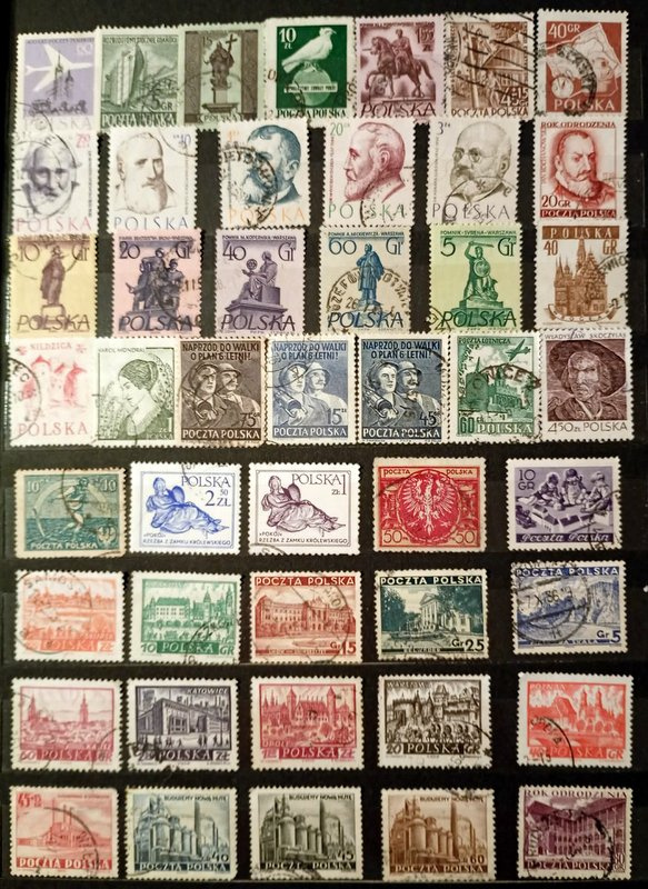 Predám poštové známky POLSKA - 12