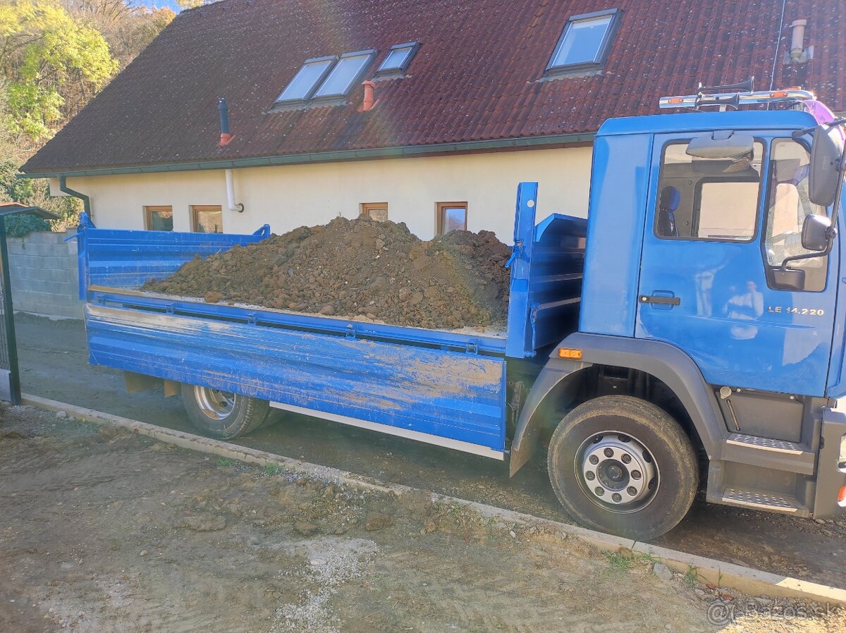 Preprava sypkých materiálov - NOSNOSŤ 8T - 12