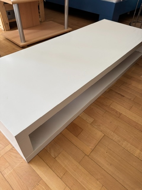 Biely písací stôl a polička biela - 12