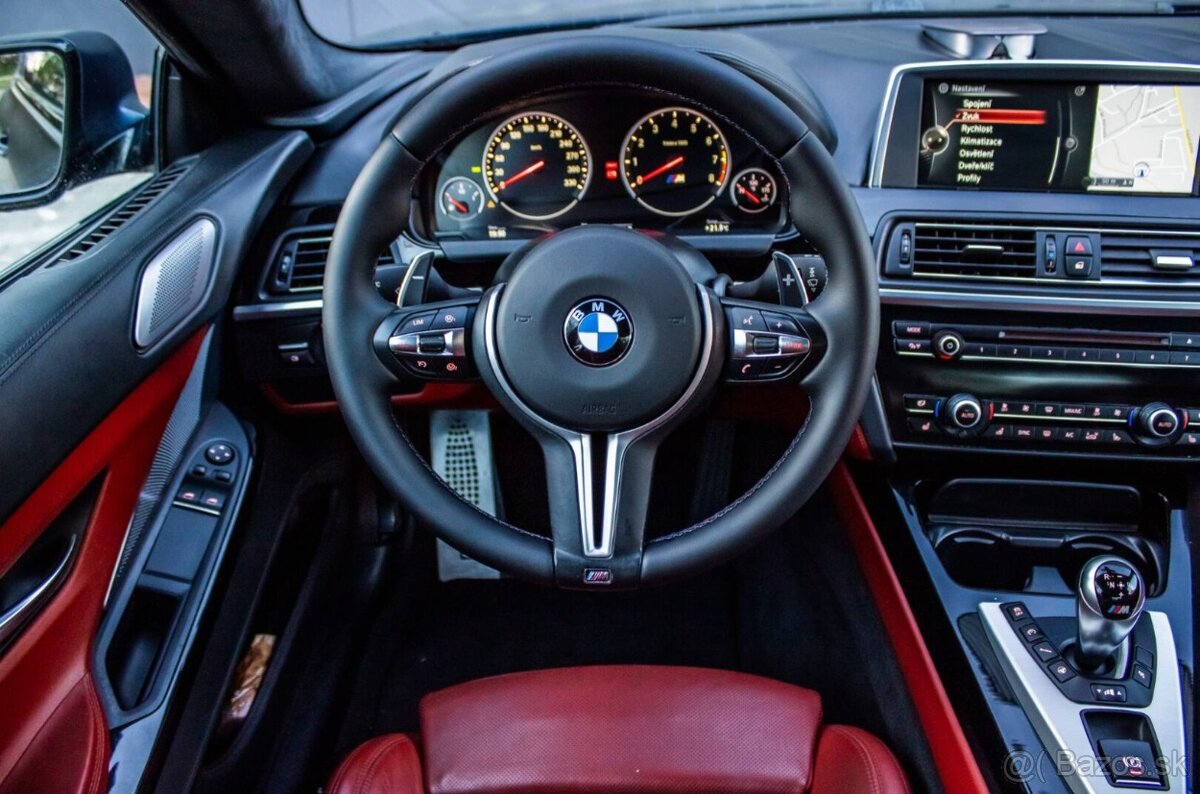 BMW M6 / Bang&O / Kam / Výhrev-Ventil /Alcantara/Full servis - 12