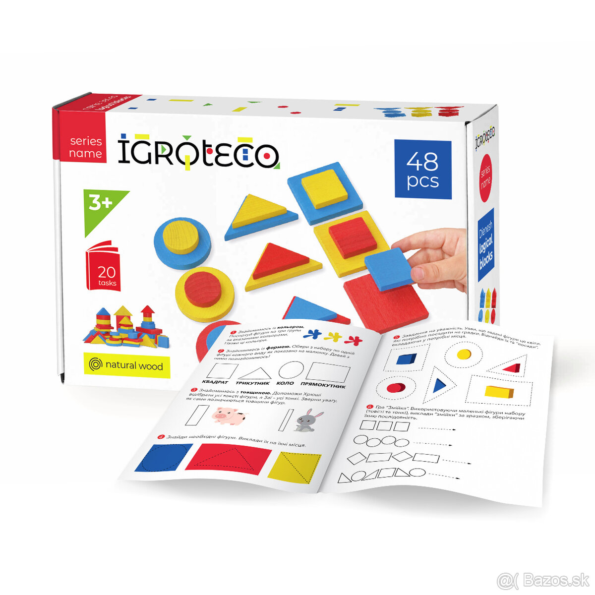 Montessori logická hra Dienes – úplne nová, nerozbalená - 12