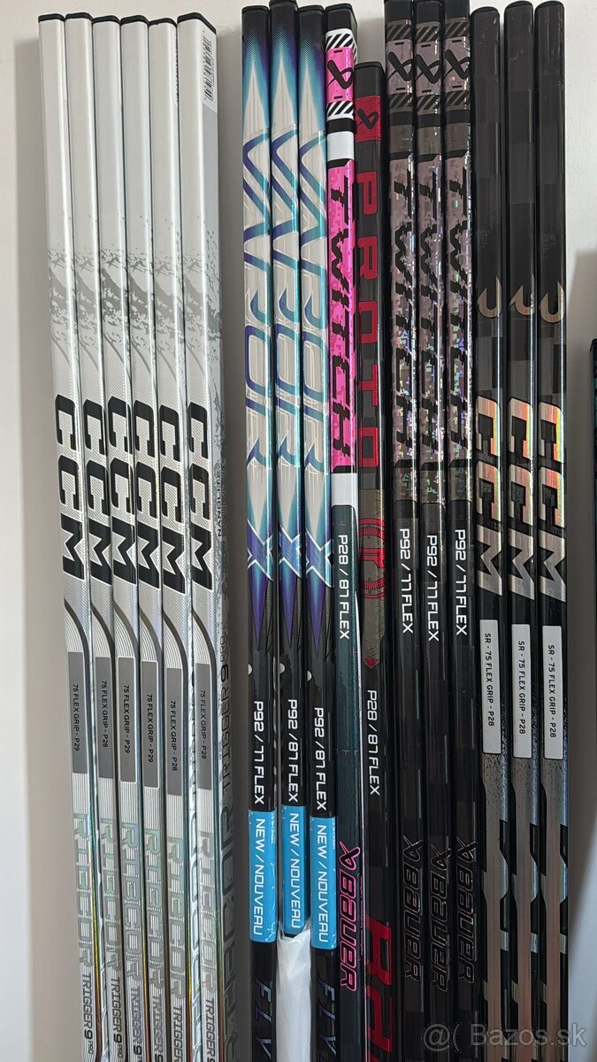 Hokejky CCM Bauer - Predám nové hokejky –SENIOR / INT / JR - 12