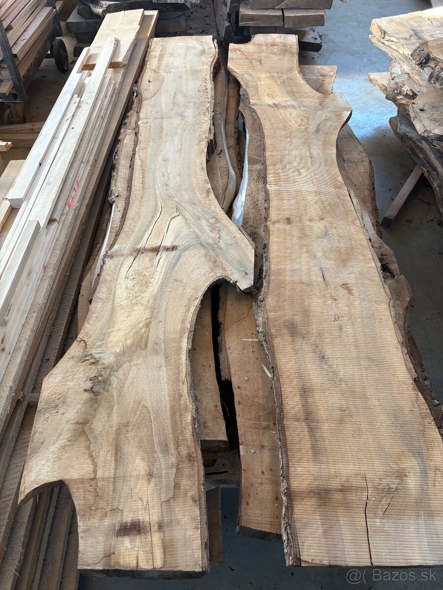 Vysušené orechové fošne, orech, 52 a 60 mm - 12